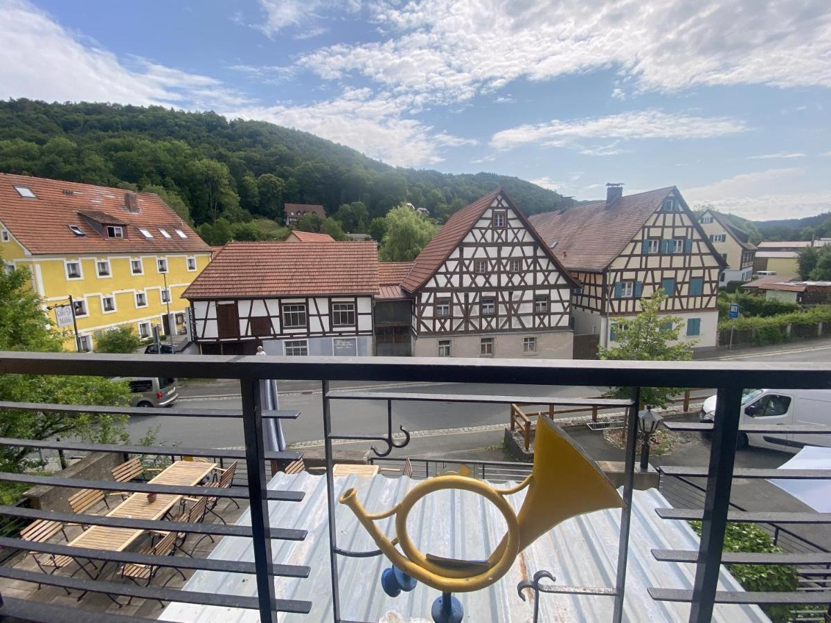 Gasthof Hotel Zur Post Egloffstein Exteriér fotografie